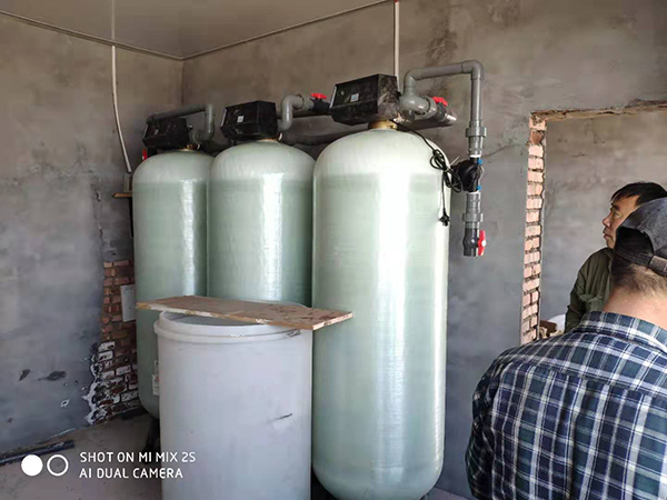 內蒙古阿榮旗處理硝酸鹽設備施工現場